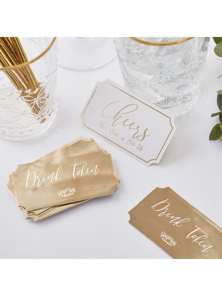 Ginger Ray GO-169 Tokens de Oro para Bodas main product photo