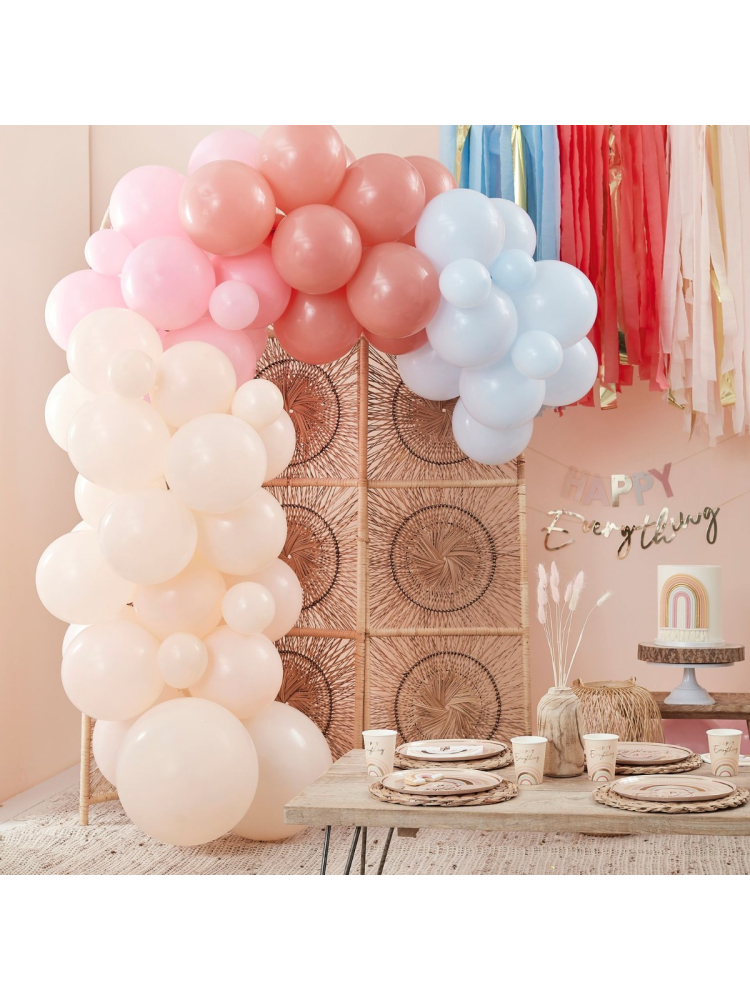 Ginger Ray HAP-100 Happy Everything - Arco de Globos en Pasteles Suaves main product photo