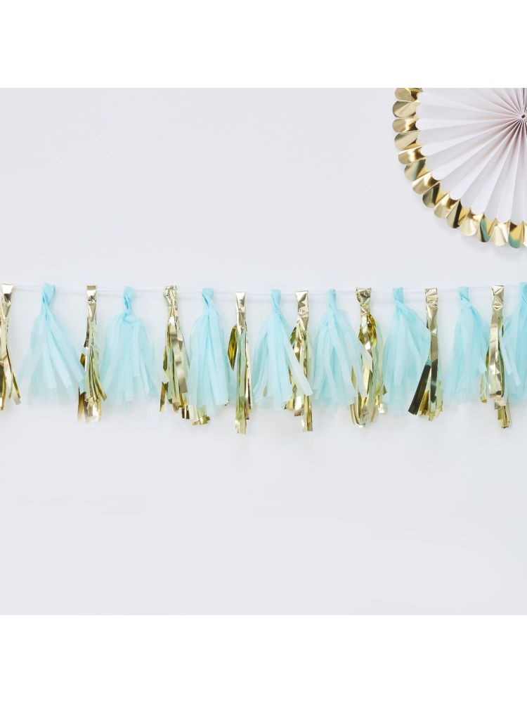 Ginger Ray OB-118 Oh Baby - Guirnalda de Borlas Azules main product photo