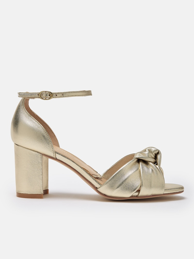 Rachel Simpson Minnie Zapatos de Novia Oro main product photo