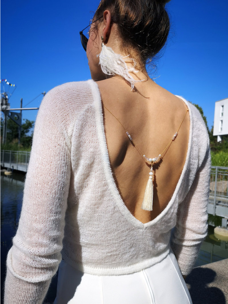 Forever & Eva Suéter de novia de punto ligeramente transparente P5300 main product photo