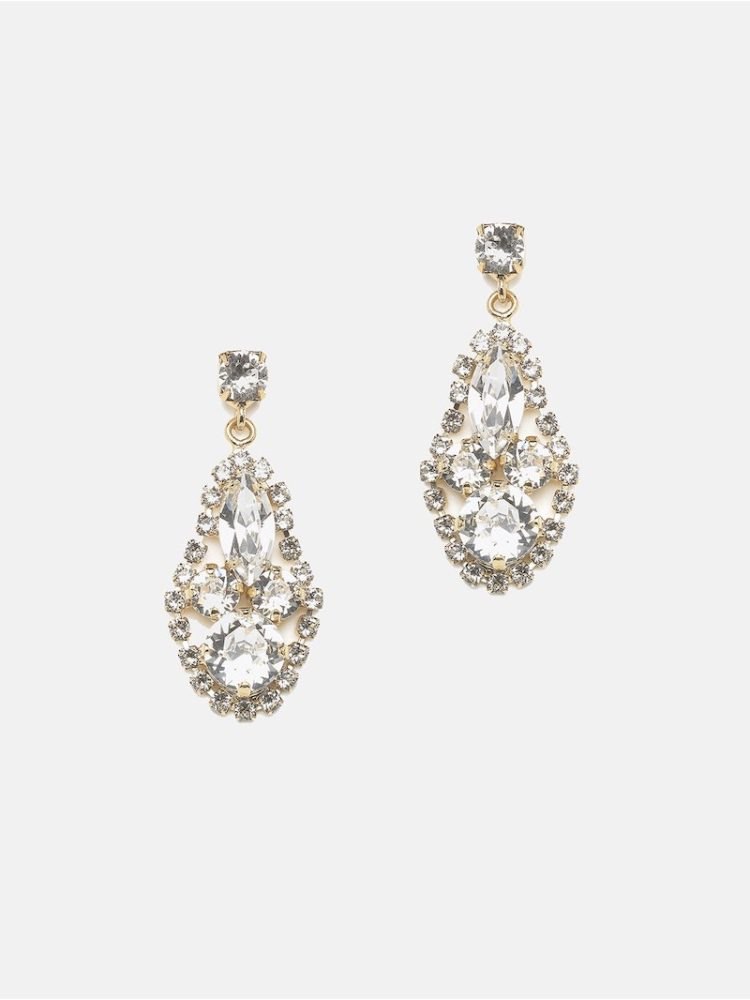 Abrazi Adele Swarovski Pendientes Oro main product photo