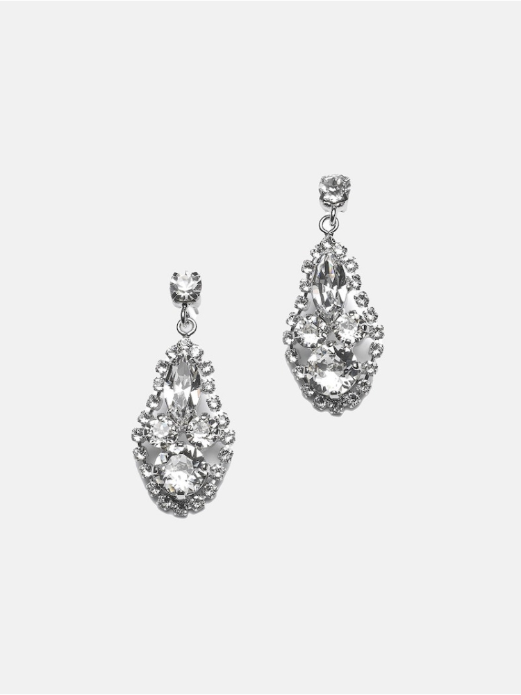 Abrazi Adele Swarovski Pendientes Plata main product photo