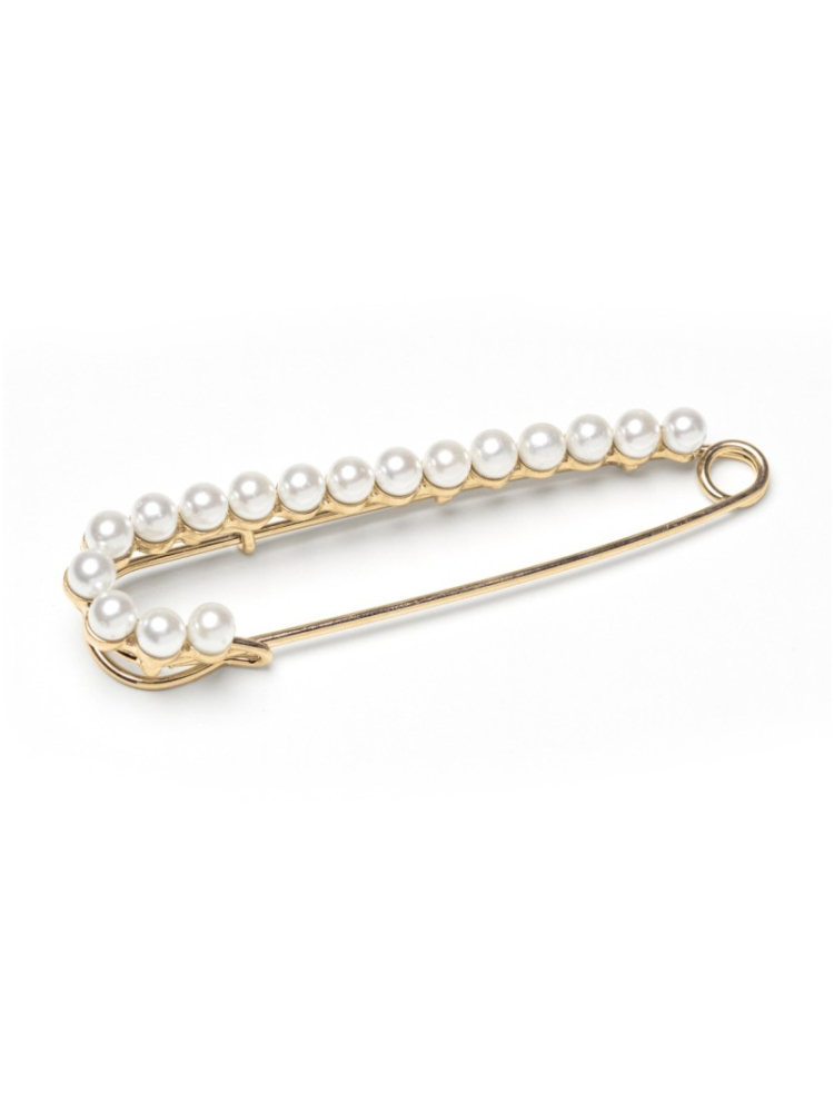 Poirier BB-920 Broche de arrastre dorado con perlas main product photo