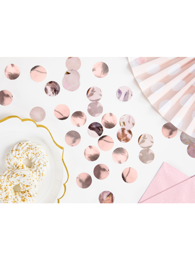 Party Deko KONS45-019R - Confetti Rosa dorado main product photo