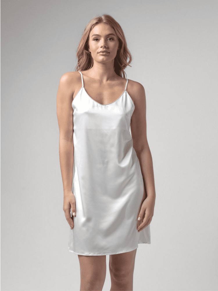 Poirier BN-725B Camisón de Novia Satén Marfil main product photo