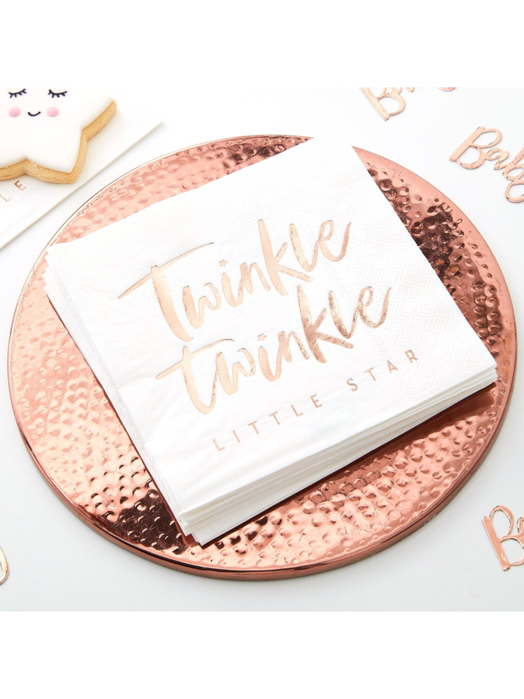 Ginger Ray TW-809 Twinkle Twinkle - Servilletas Brillantes main product photo