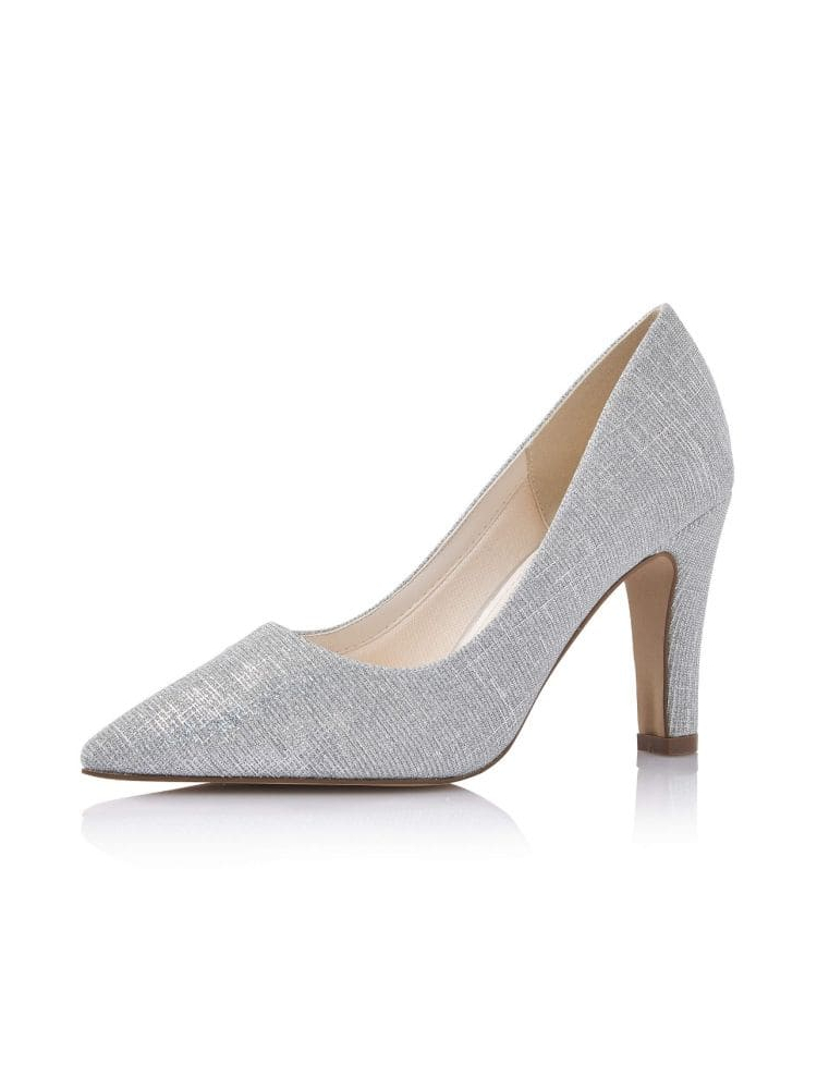 Rainbow Club Fera Plata Metálico Zapatos de Novia main product photo