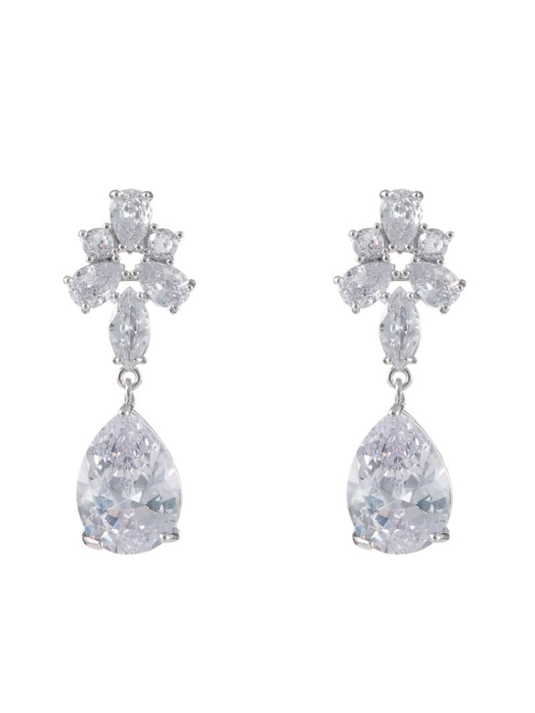 G. Westerleigh ER4154 Pendientes Novias Plata main product photo