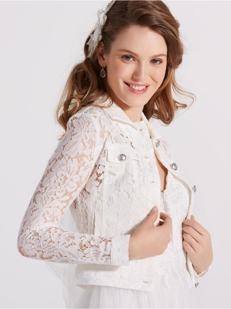 LILLY 09-3805-CR Chaqueta de Encaje main product photo