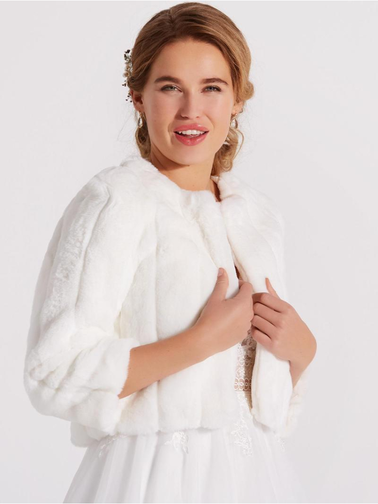 LILLY 09-3186-CR Bolero de piel sintética main product photo