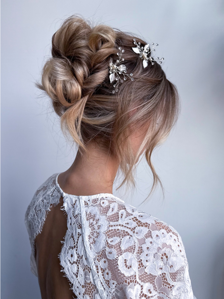 Sally Jane Bridal Hera Horquilla Rosa main product photo