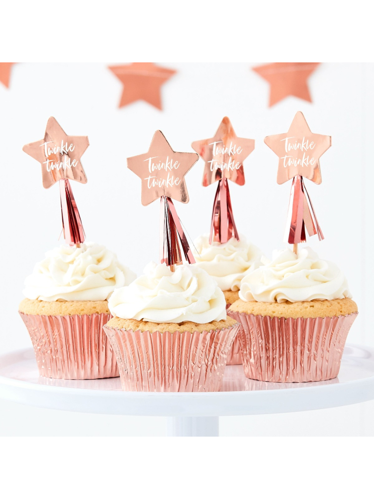 Ginger Ray TW-829 Twinkle Twinkle Decoración de cupcake main product photo