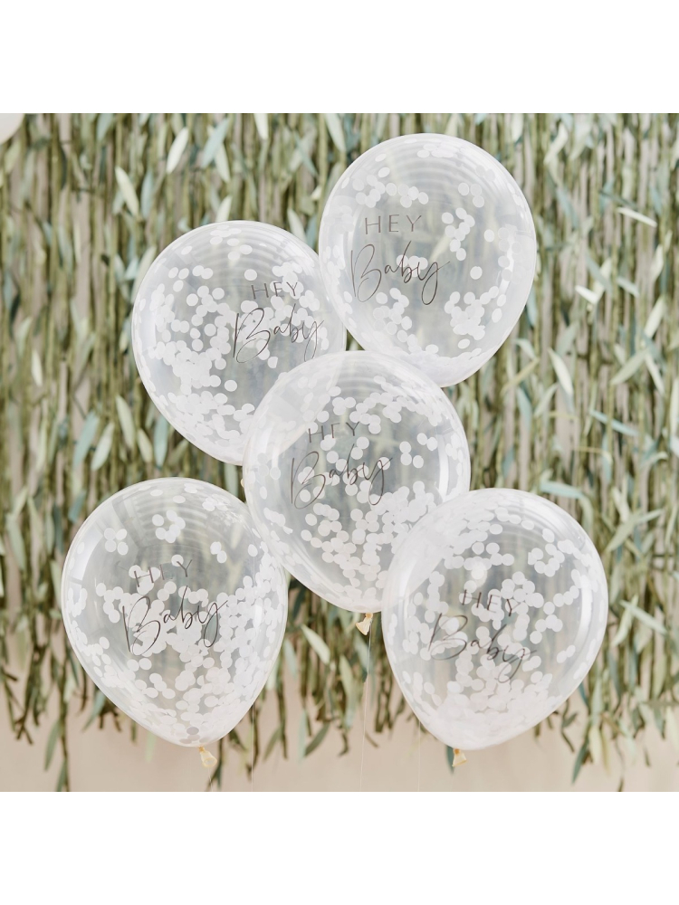 Ginger Ray BAB-125 Botanical Baby - Globo de Confeti main product photo
