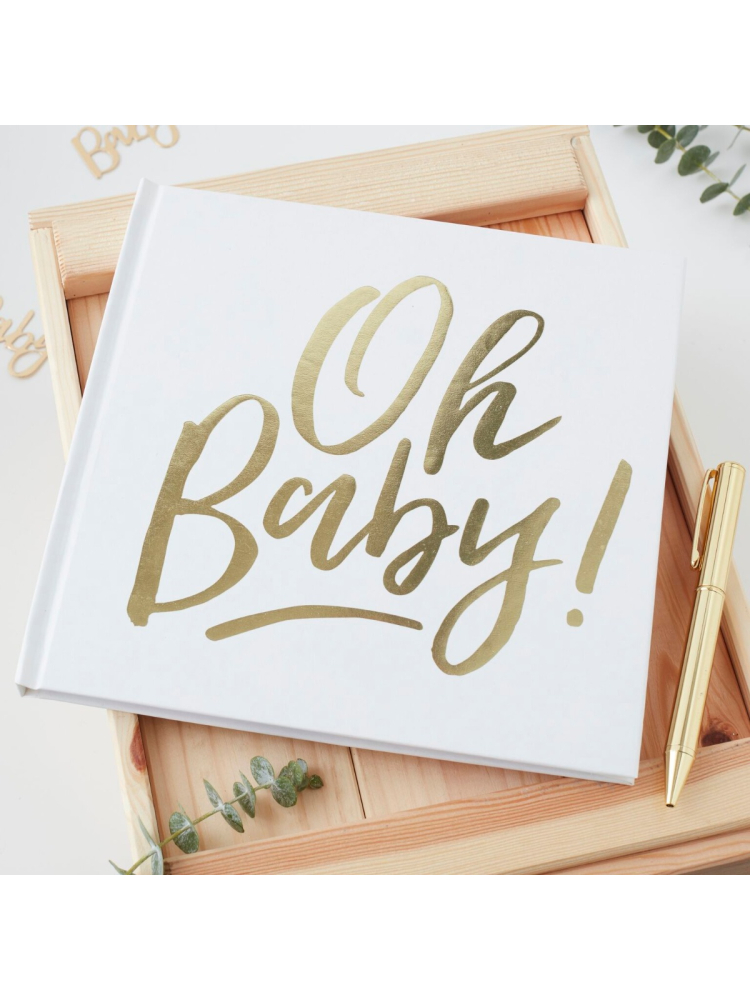 Ginger Ray OB-128 Oh Baby - Libro de Visitas main product photo
