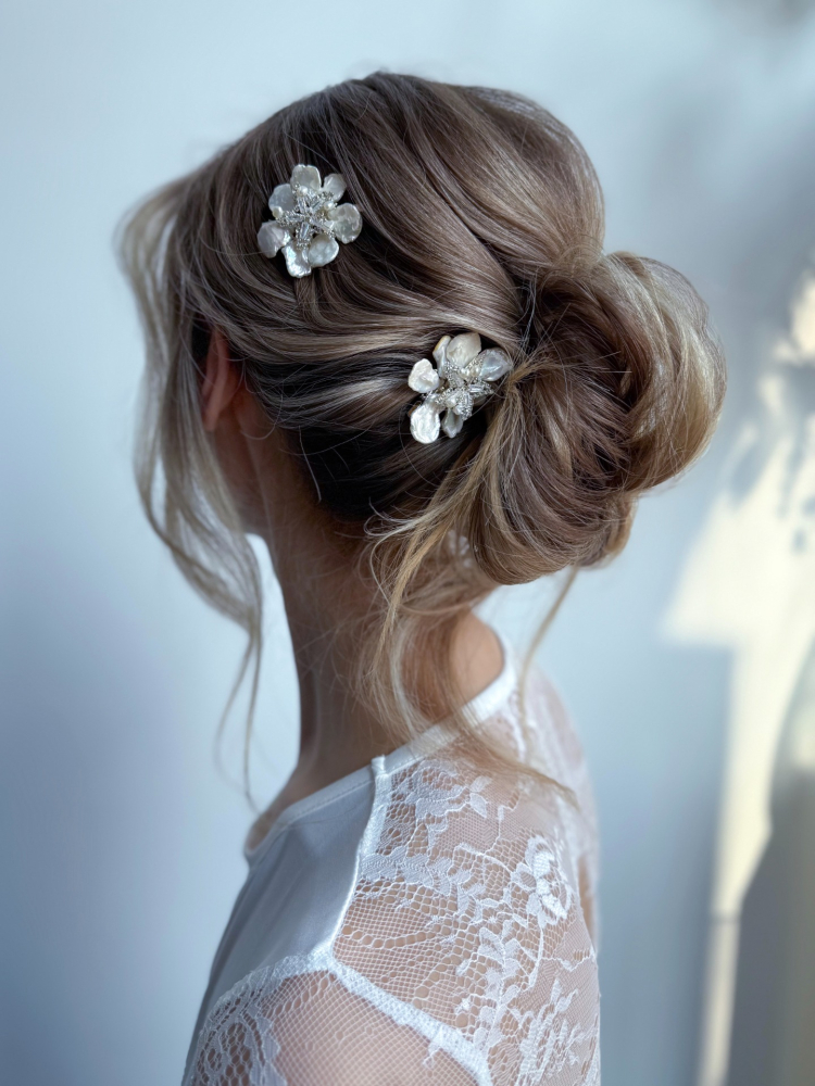 Sally Jane Bridal Horquilla para el pelo Lilly Plateada main product photo