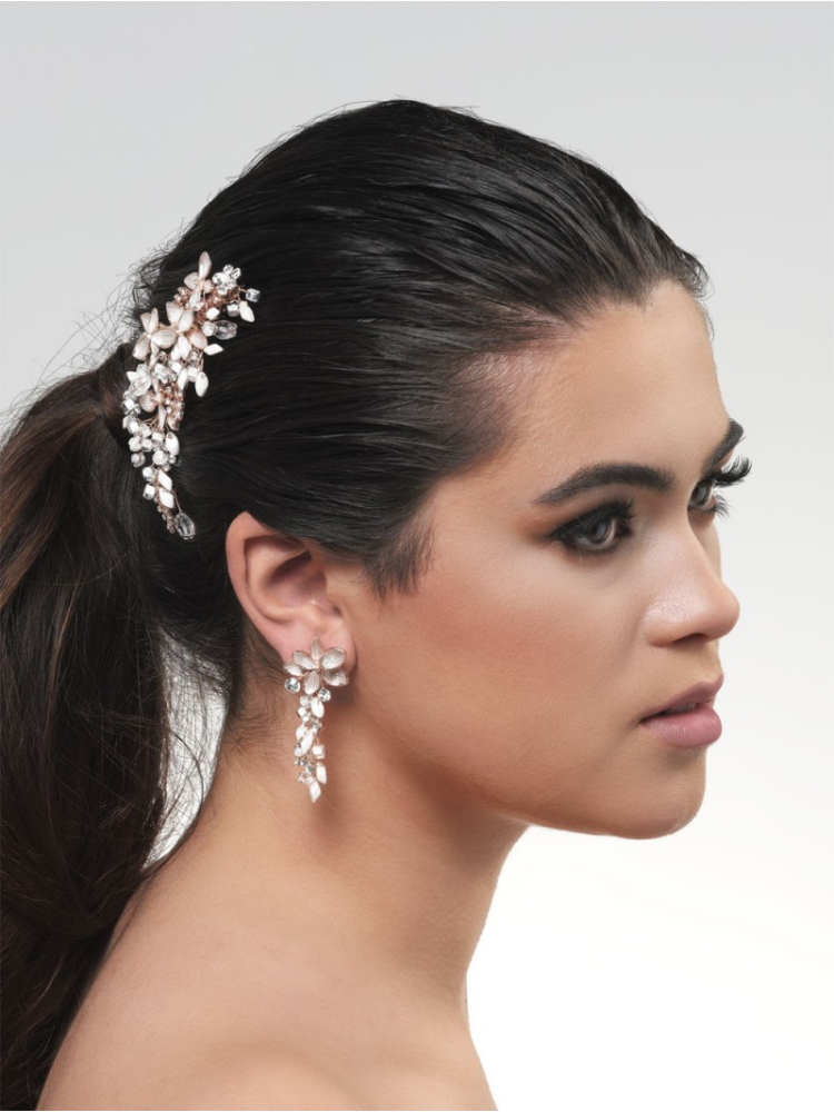 Pendientes Poirier NC-1334 Rosa Dorado main product photo