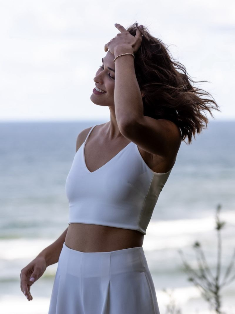 Novias Esmeralda Top Ivory main product photo