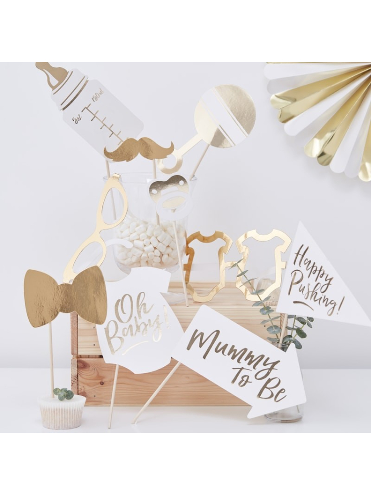 Ginger Ray OB-122 Oh Baby - Accesorios para fotomatón de "Baby Shower" main product photo