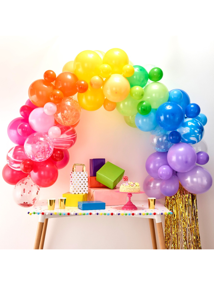 Ginger Ray BA-304 Balloon Arch - Arco de Globos de Arcoiris main product photo