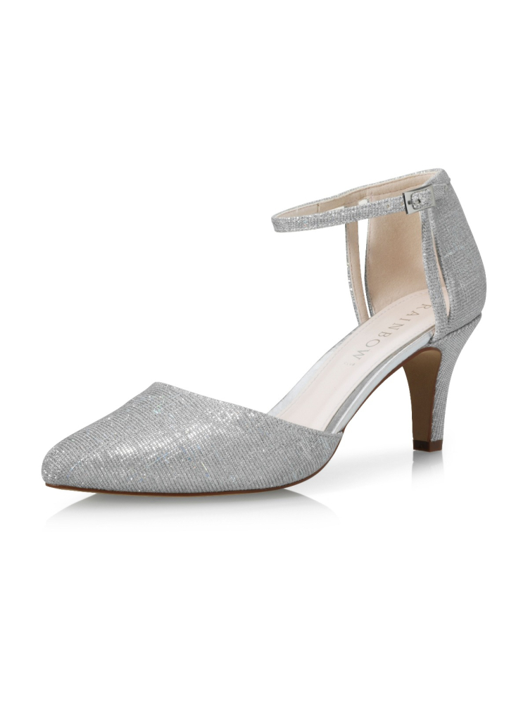 Zapatos de novia Rainbow Club Sarina Silver main product photo