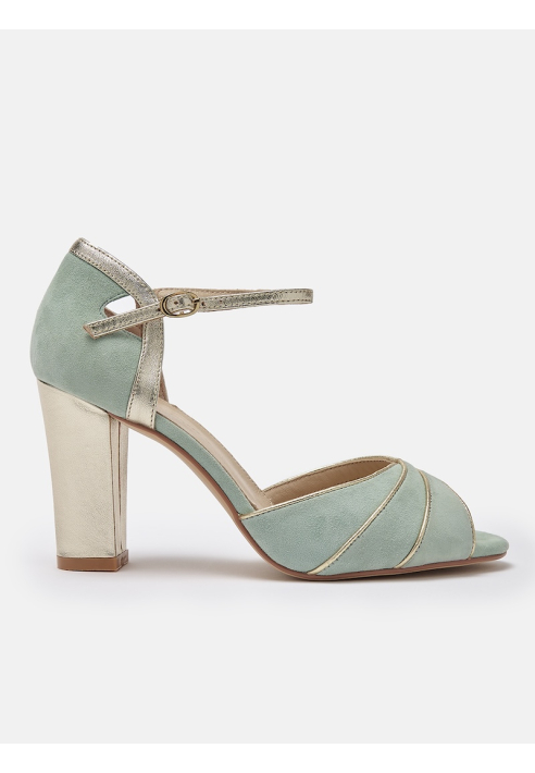 Rachel Simpson Lauren Zapatos de Novia Verde Menta ()