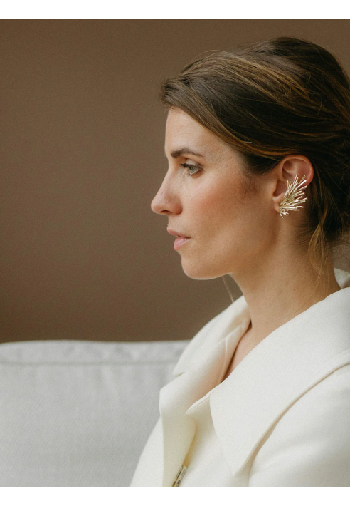 Lizeron Lizeron Iris Earrings Pendientes de oro