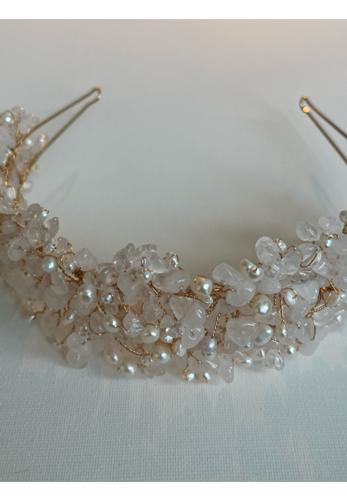 Sally Jane Bridal Selena Tiara Dorado