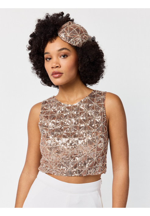 Poirier T-75424 Parte Superior | Lentejuelas ()