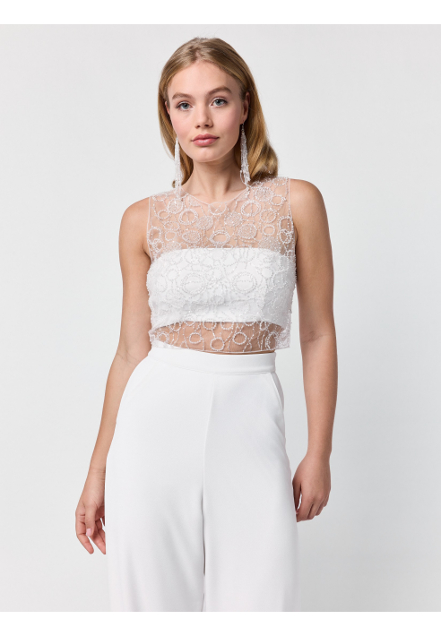 Poirier T-75425 Parte Superior | Lentejuelas ()