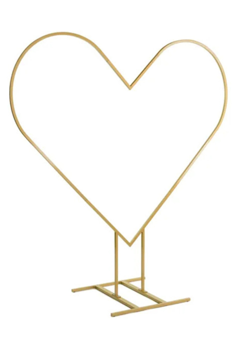 Telón de Fondo de Arco Corazón Oro ()