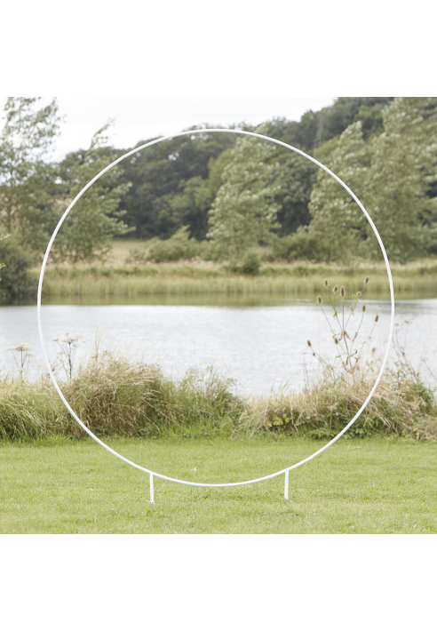 Ginger Ray BRA-340 Arco de Boda Redondo Blanco ()