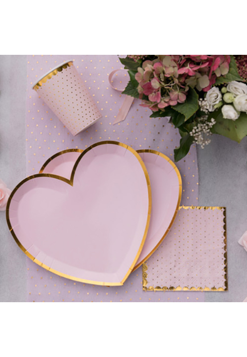 Santex 6831-5 - Sendero de Mesa Dorado con Rosa