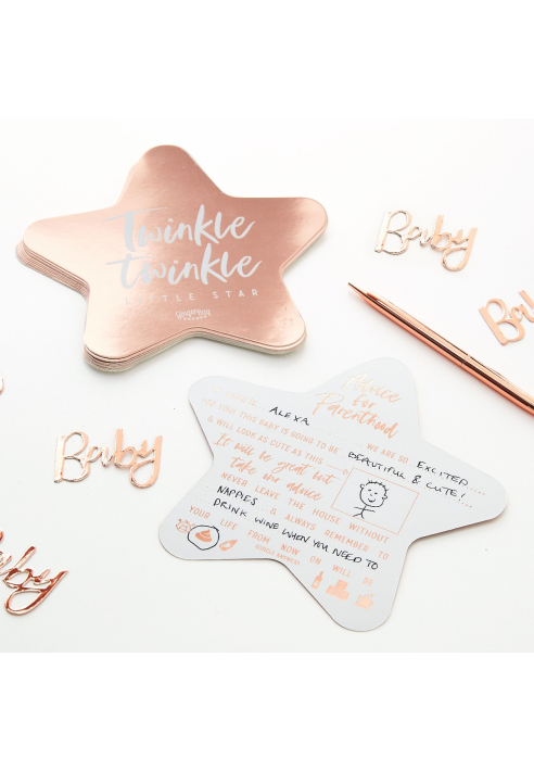 Ginger Ray TW-812 Twinkle Twinkle - Tarjetas de consulta