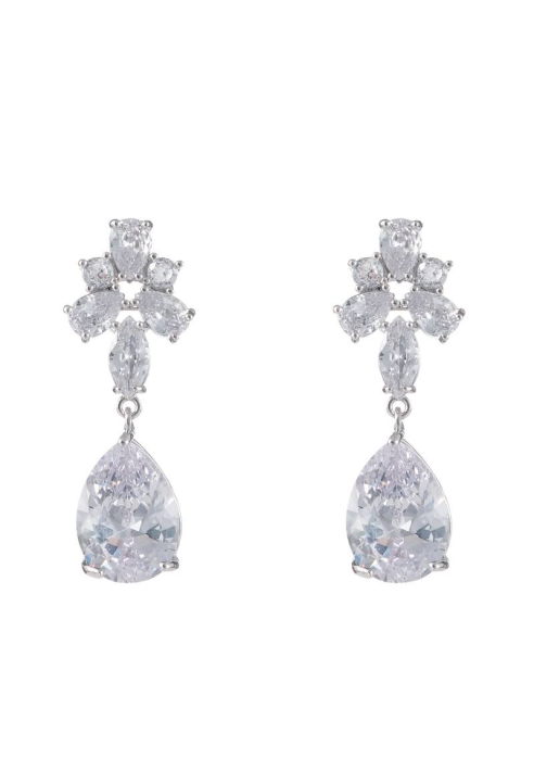 G. Westerleigh ER4154 Pendientes Novias Plata ()