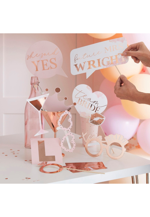 Ginger Ray HN-830 Hen party - Accesorios personalizables para fotomatón de despedida de soltera ()