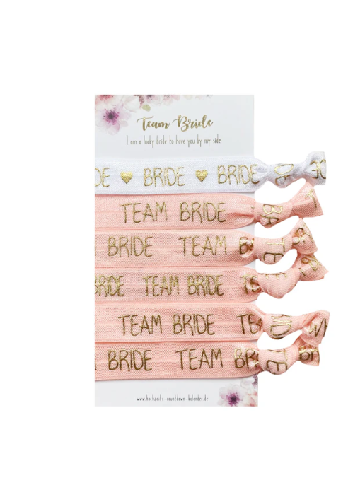 Pulseras Team Bride (set de 6)