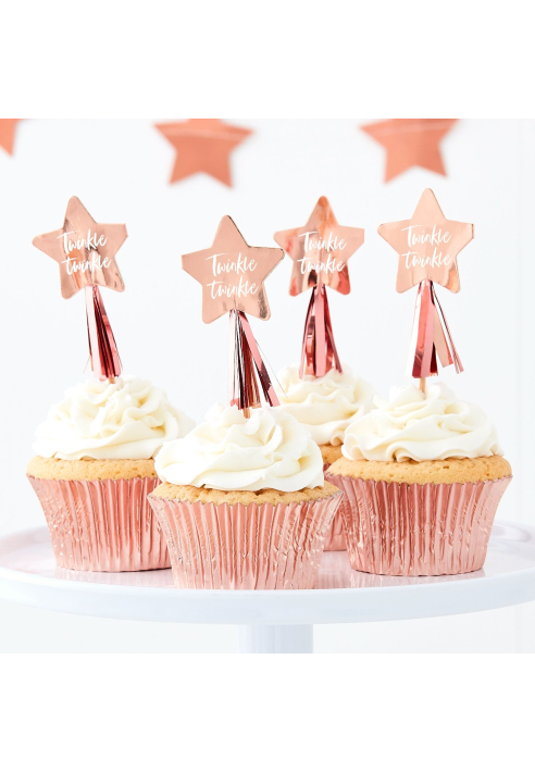 Ginger Ray TW-829 Twinkle Twinkle  Decoración de cupcake