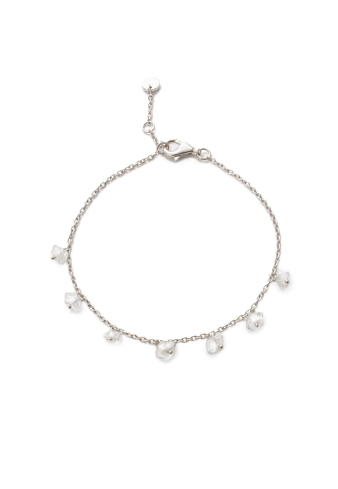 Abrazi Herkimer Pulsera Plata ()