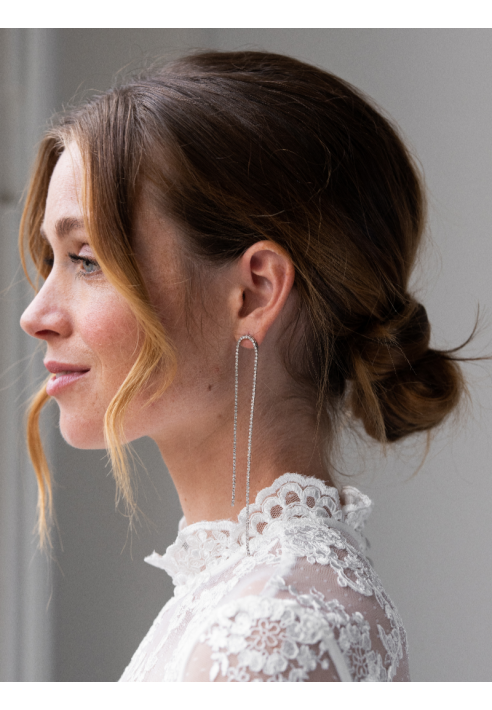 Abrazi Bieke Pendientes Plata