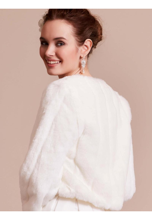 LILLY 09-3186-CR Bolero de piel sintética