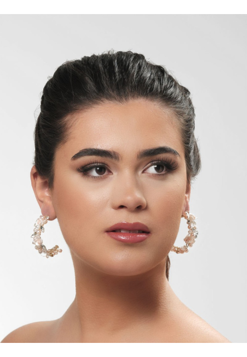 Poirier NC-1350 Pendientes Marfil/Plata ()