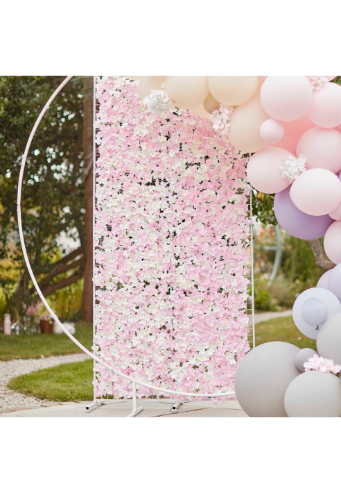 Ginger Ray PAMA-100 Rosas Blancas y Rosadas para Telón de Fondo Boda ()