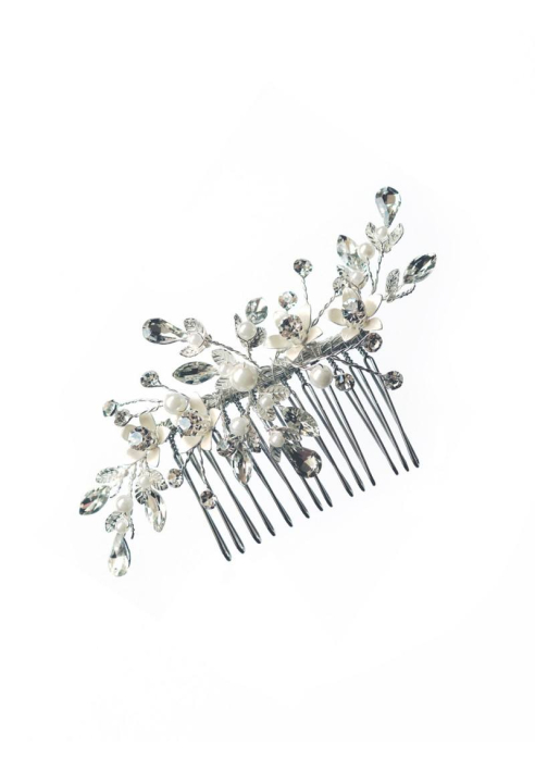 Poirier BB-438 Silver - Accesorio para el Pelo Plata