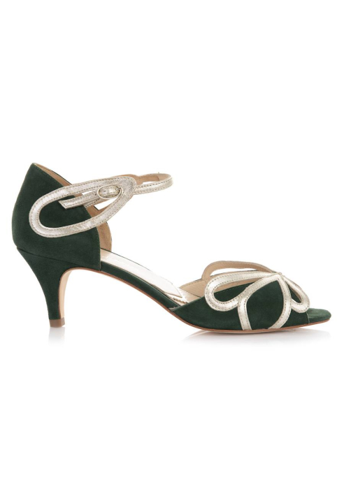 Rachel Simpson Zapatos de novia Cecelia Verde ()