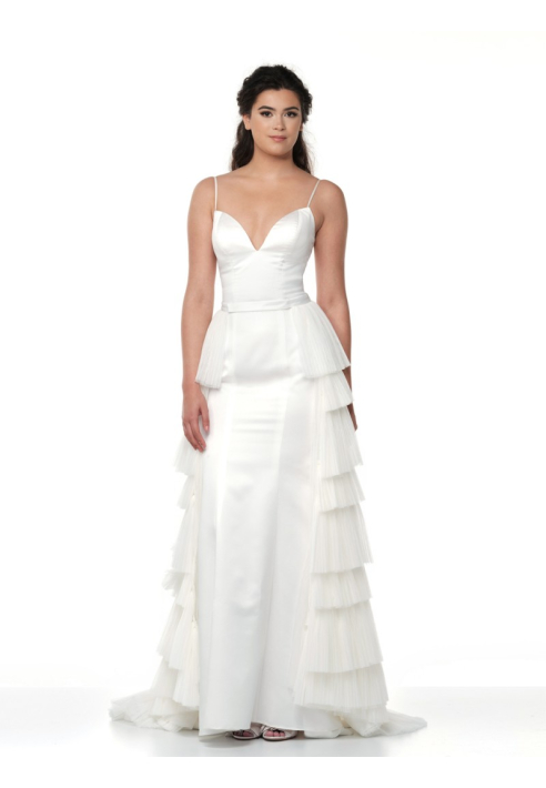 Poirier S332-150 Ivory - Falda Marfil ()