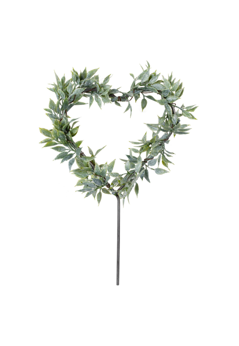 Ginger Ray SW-852 Adorno en Hojas en Forma de Corazon para Tarta de Boda