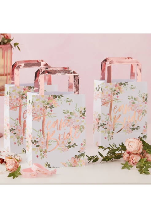 Ginger Ray FH-211 Floral Hen Bolsas de regalo o de sorpresa ()