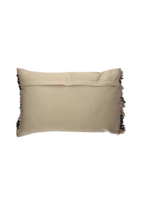 Pomax - RAIA - Cojín - Algodón - L 60 x A 40 cm - Beige