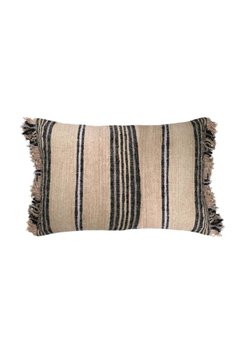 Pomax - RAIA - Cojín - Algodón - L 60 x A 40 cm - Beige ()